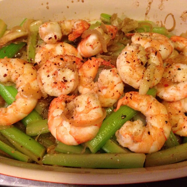 Camarones Al Mojo De Ajo.