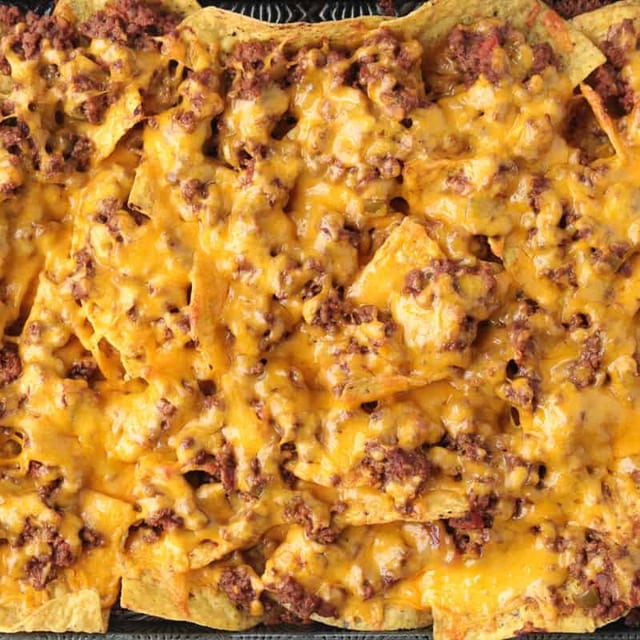 Nachos with Beef.