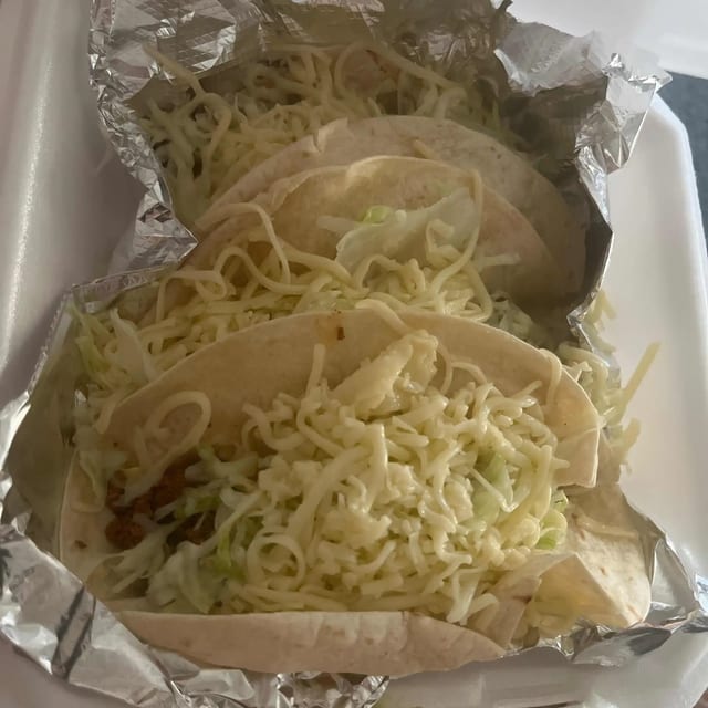 Chicken Soft Tacos.