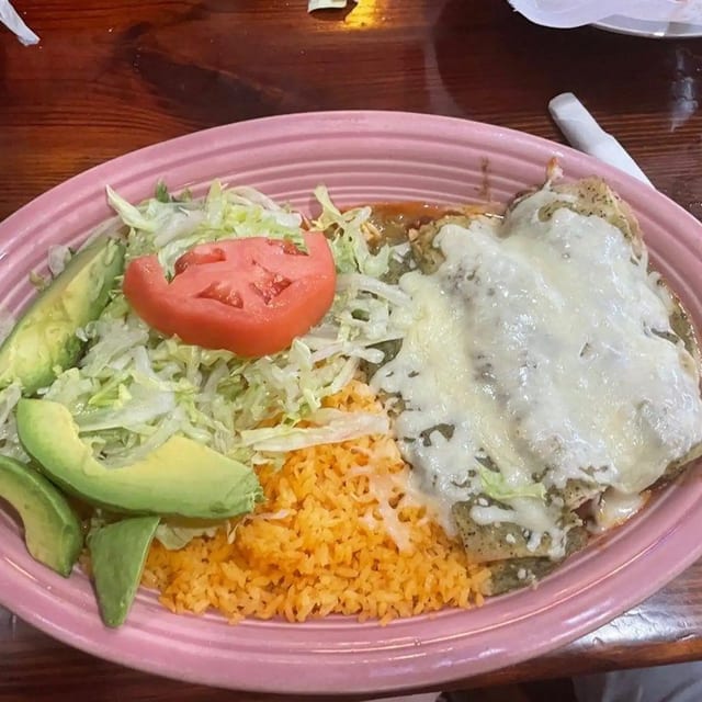 Enchiladas Verdes.