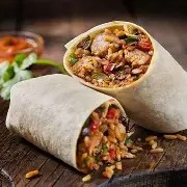 Fried Beef Burrito.